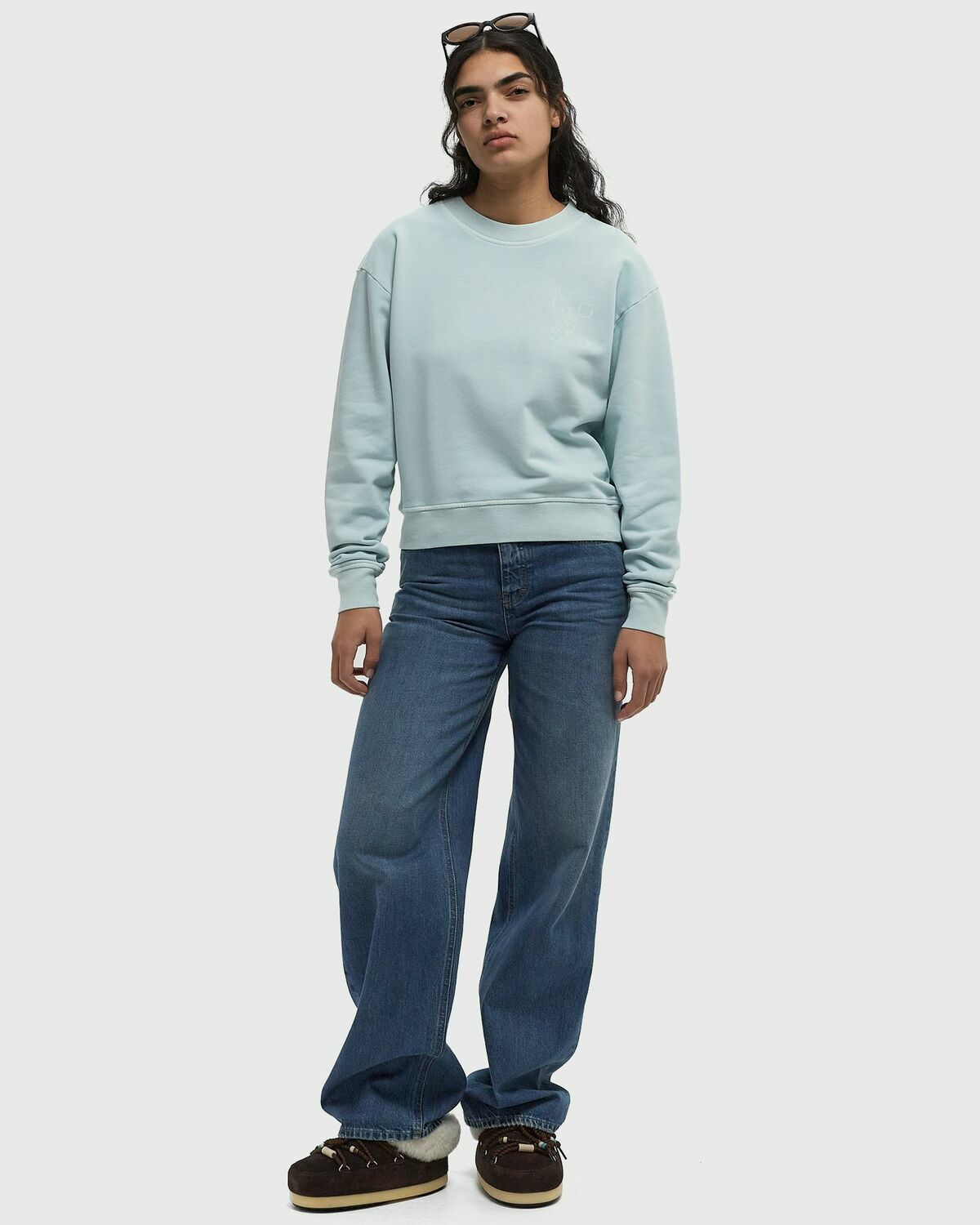 CLOSED PRINTED SWEATSHIRT Blue Women
