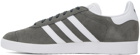 adidas Originals Gray & White Gazelle Sneakers