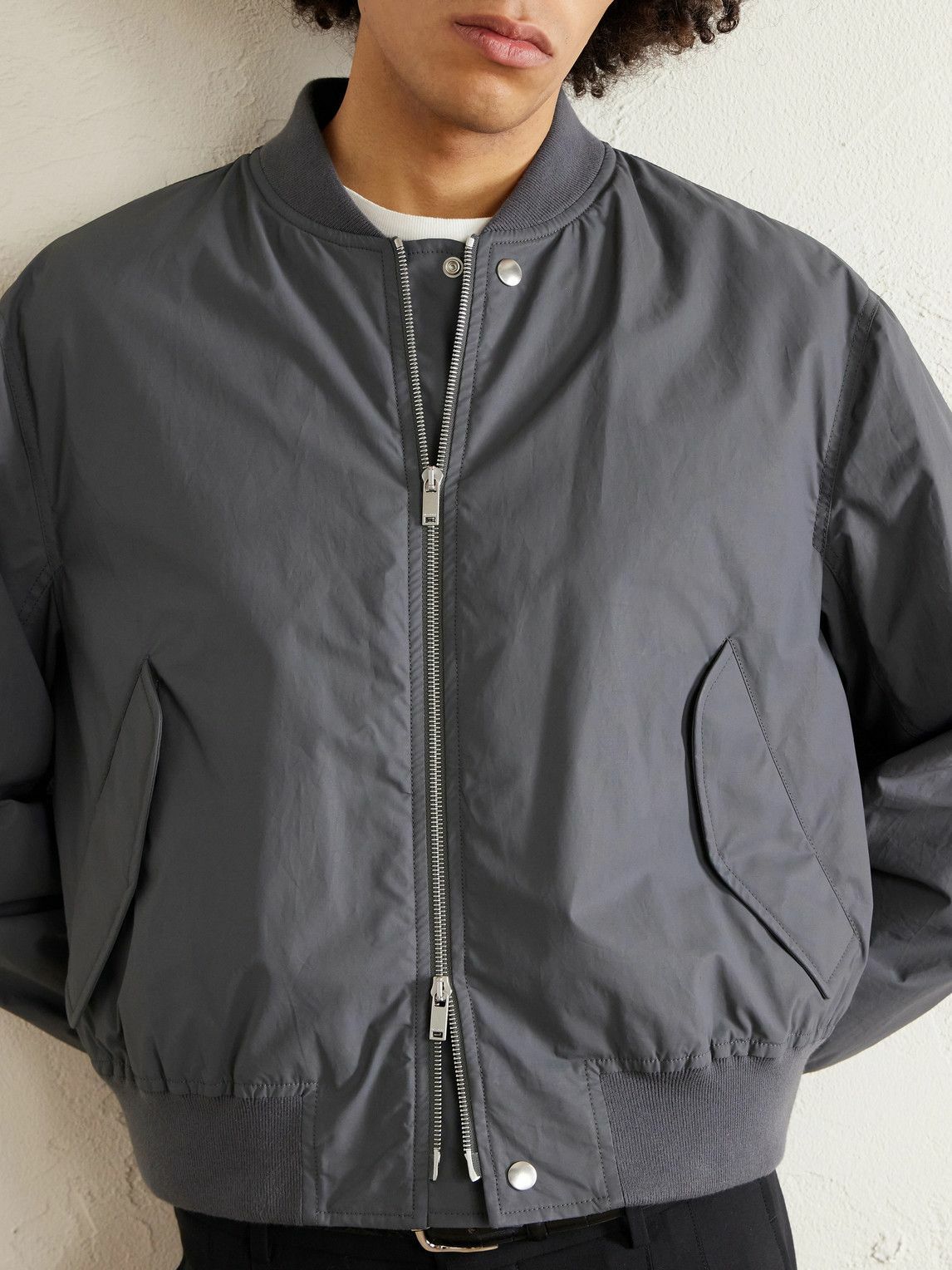 Jil Sander - Cotton Bomber Jacket - Gray Jil Sander