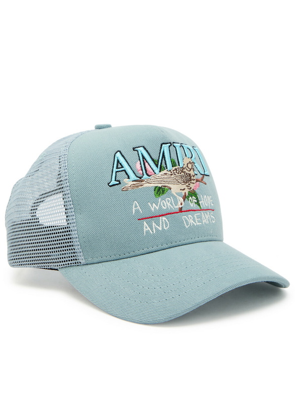 Photo: Amiri Hope And Dreams Canvas Trucker cap - Blue - One Size