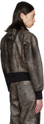 OUAT Brown Aggressor Leather Jacket