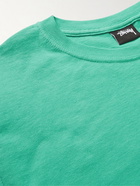 STÜSSY - Logo-Print Cotton-Jersey T-Shirt - Green