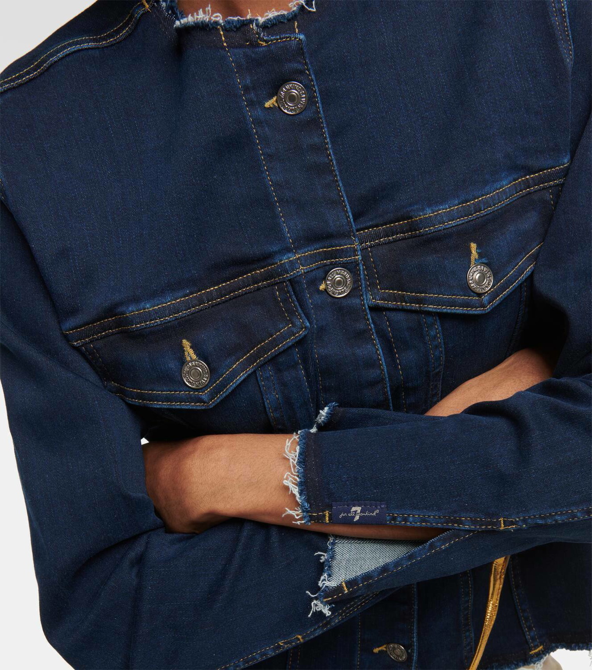 7 For All Mankind Slim Illusion denim jacket