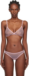 Yasmine Eslami Pink Jeanne Soft Bra