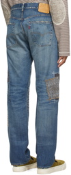 Junya Watanabe Blue Levi's Edition Patchwork Jeans
