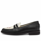 Duke + Dexter Women's Wilde Cherry Penny Loafer in Multi