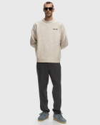 ølåf Drift Knitted Crewneck Beige Pullovers