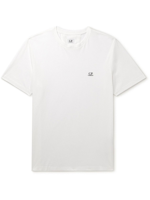 Photo: C.P. Company - Logo-Print Cotton-Jersey T-Shirt - White