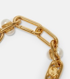 Gucci Faux pearl chain bracelet