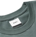 WTAPS - Logo-Print Cotton-Jersey T-Shirt - Gray