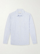 Frescobol Carioca - Striped Linen Shirt - Blue