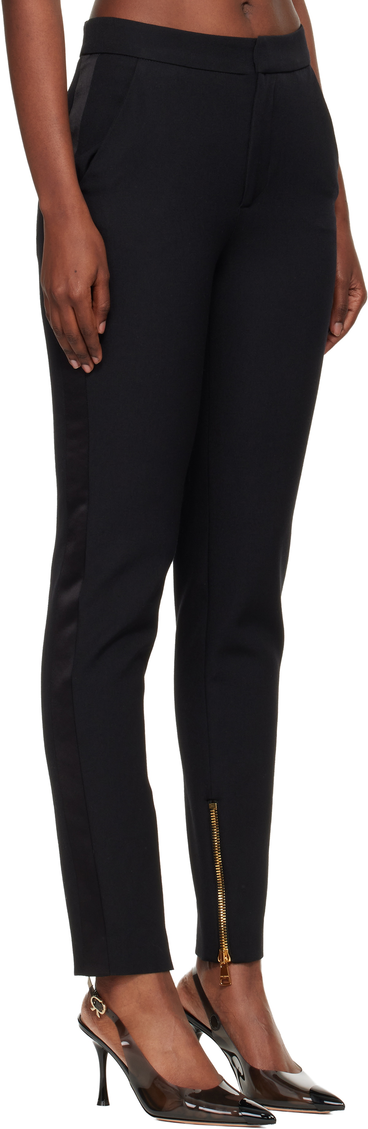 Balmain Black Tailored Trousers