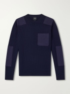 A.P.C. - Mallarme Ribbed-Knit Virgin Wool Sweater - Blue