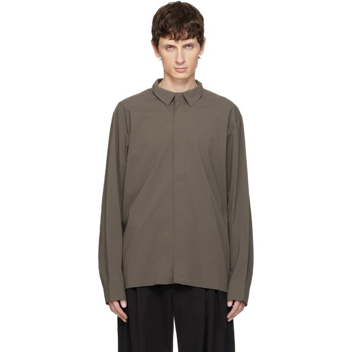 Photo: Veilance Taupe Metry Shirt