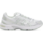 ASICS White & Green Gel-1130 Sneakers
