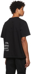 Frame Black Modern Blocking T-Shirt