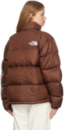 The North Face Brown 1996 Retro Nuptse Down Jacket