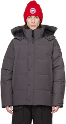 Canada Goose Gray Wyndham Down Jacket