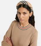 Burberry - Vintage Check bouclé headband