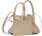 Bottega Veneta Beige Small Pinacoteca Bag