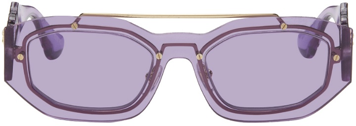 Photo: Versace Purple Medusa Biggie Sunglasses