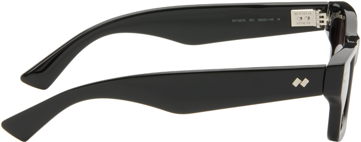Bottega Veneta Black Dizzy Square Sunglasses