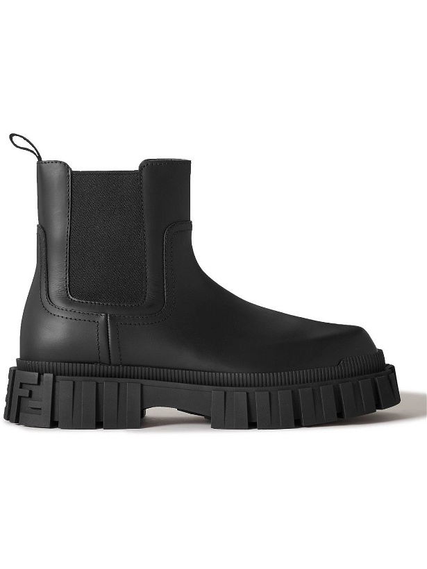 Photo: Fendi - Leather Chelsea Boots - Black