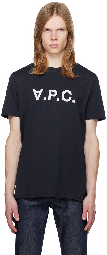 Photo: A.P.C. Navy VPC T-Shirt