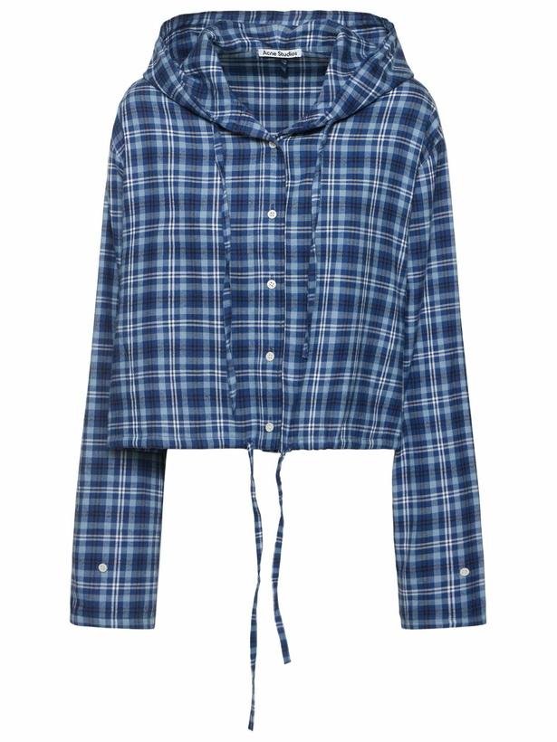 Photo: ACNE STUDIOS Sip Lgt Check Cotton Shirt