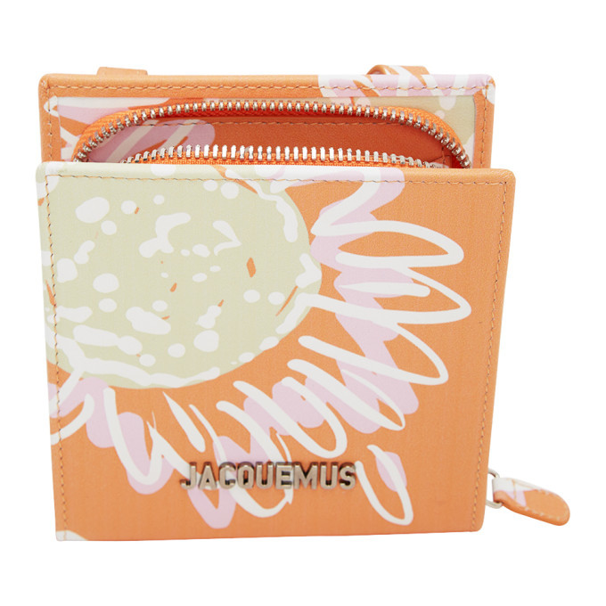 Jacquemus Orange Flowers Le Gadjo Wallet Jacquemus