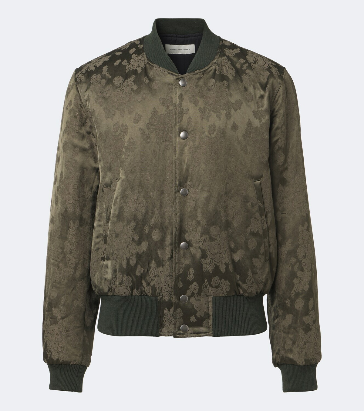 Dries Van Noten Jacquard bomber jacket