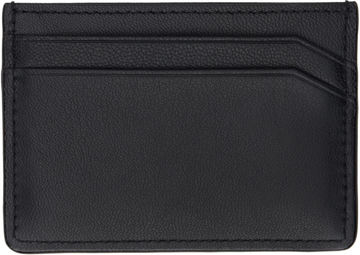 Hugo Black Goatskin Card Holder