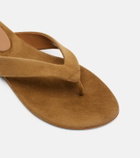 Le Monde Béryl Suede thong sandals