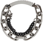 Alexander McQueen Silver Gaff Bracelet