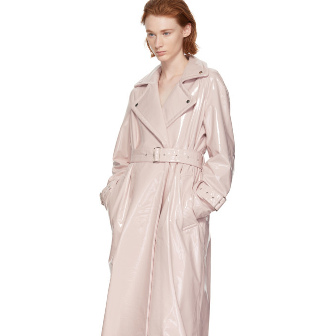 Chika Kisada Pink Patent Coat