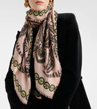 Etro Wool, cashmere, and silk scarf