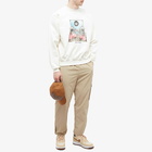 Daily Paper Men's Palmiro Graphic Crew Sweat in Egret White