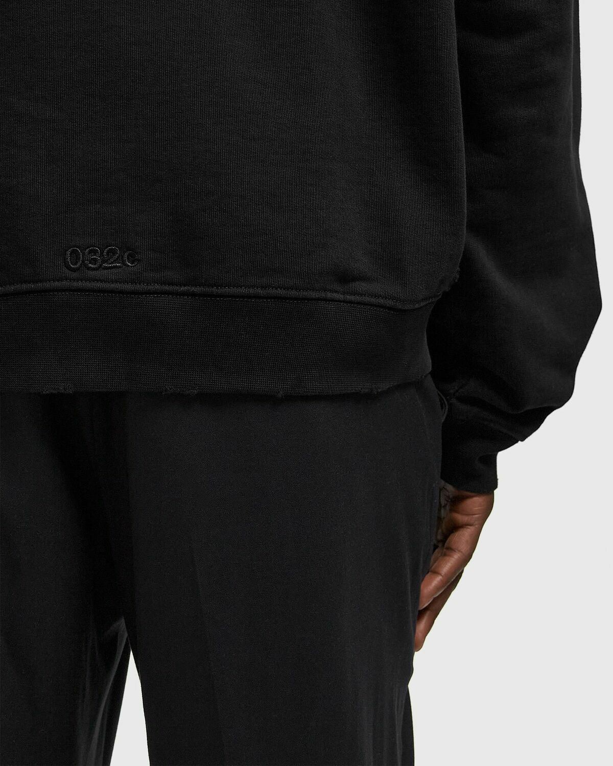 032c ONE DOLLAR BILL CREWNECK Black Mens Sweatshirt