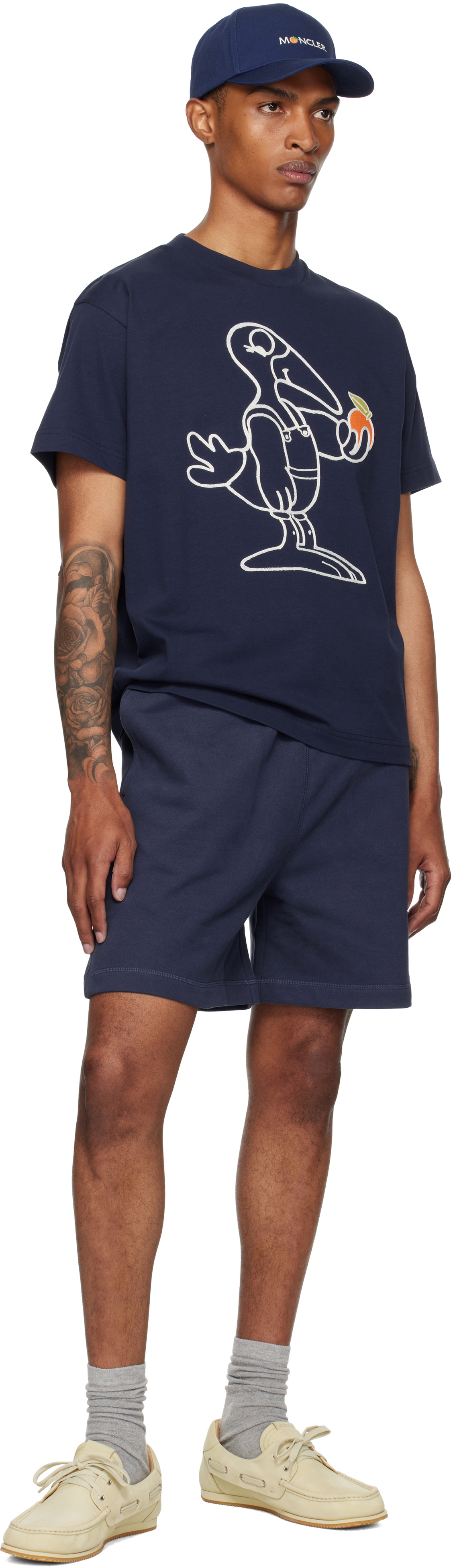 Moncler Genius Moncler x Gilga Farm Navy Short Sleeve T
