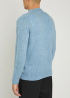 NN07 Knit Wool-blend Jumper Light Blue