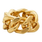 IN GOLD WE TRUST Gold Cuban Link Ring