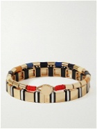 Roxanne Assoulin - Well Tailored Set of Two Gold-Tone Beaded Bracelets