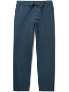 NN07 - Tristan BCI Cotton-Blend Drawstring Trousers - Blue