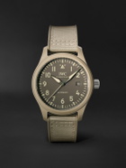 IWC Schaffhausen - Pilot's Top Gun Mojave Desert Automatic 41mm Ceramic, Rubber and Grosgrain Watch, Ref. No.: IW328106