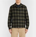 PS by Paul Smith - Checked Wool-Blend Shirt Jacket - Men - Brown