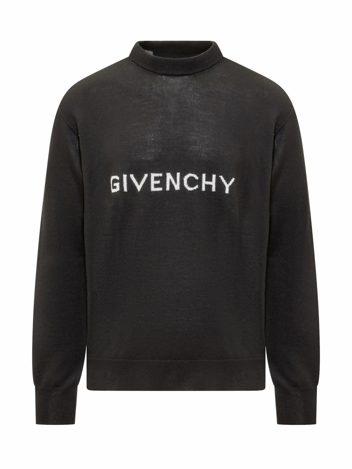 Givenchy Black and Red Refracted Sweater Givenchy