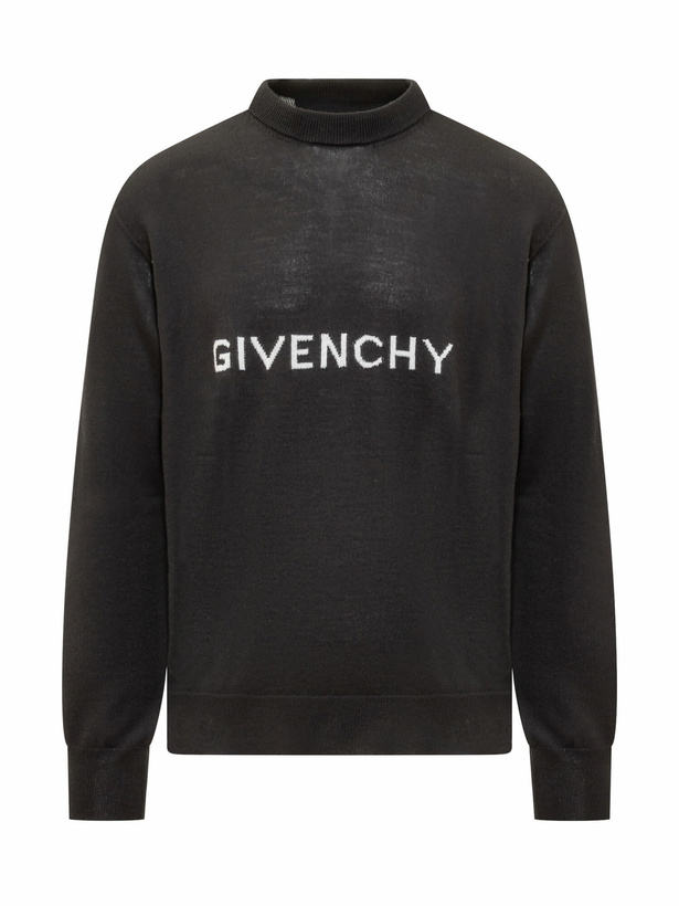 Photo: Givenchy Wool Logo Sweater