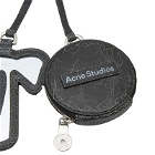 Acne Studios Women's Bow Mirror Keyring in Black