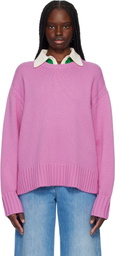 Guest in Residence Purple Cozy Crew Sweater