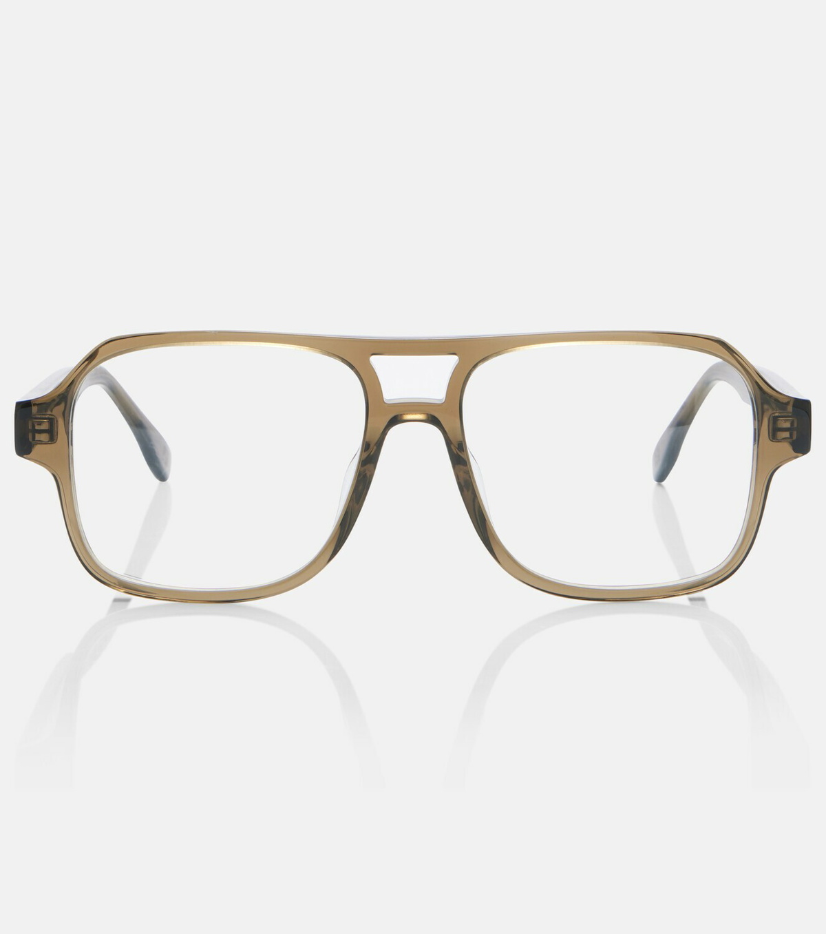 Fendi FF Squared aviator glasses